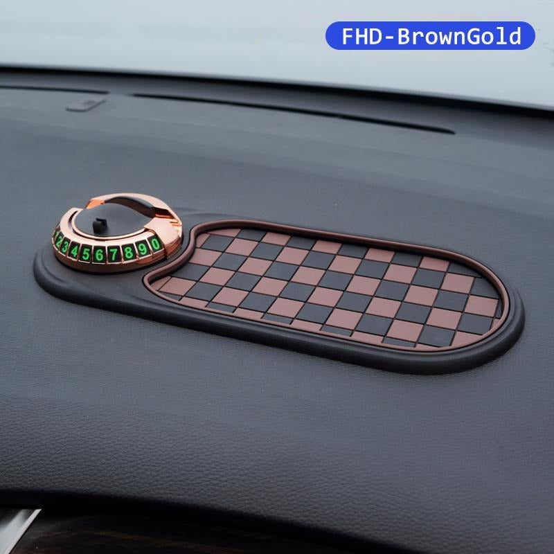 Multifunctional Vehicle-Mounted Anti-Slip Mat, Mobile Phone Navigation Frame, Central Control Storage Mat