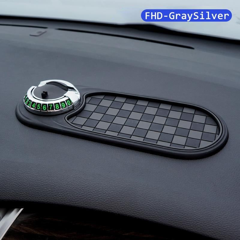 Multifunctional Vehicle-Mounted Anti-Slip Mat, Mobile Phone Navigation Frame, Central Control Storage Mat
