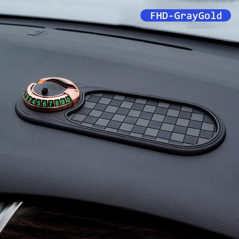 Multifunctional Vehicle-Mounted Anti-Slip Mat, Mobile Phone Navigation Frame, Central Control Storage Mat