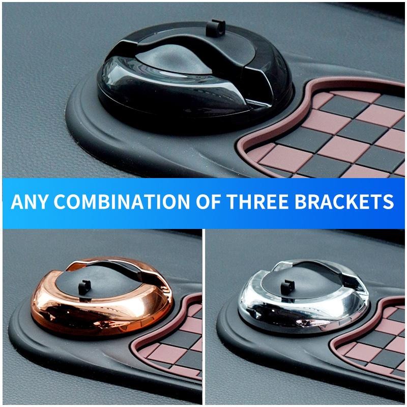 Multifunctional Vehicle-Mounted Anti-Slip Mat, Mobile Phone Navigation Frame, Central Control Storage Mat